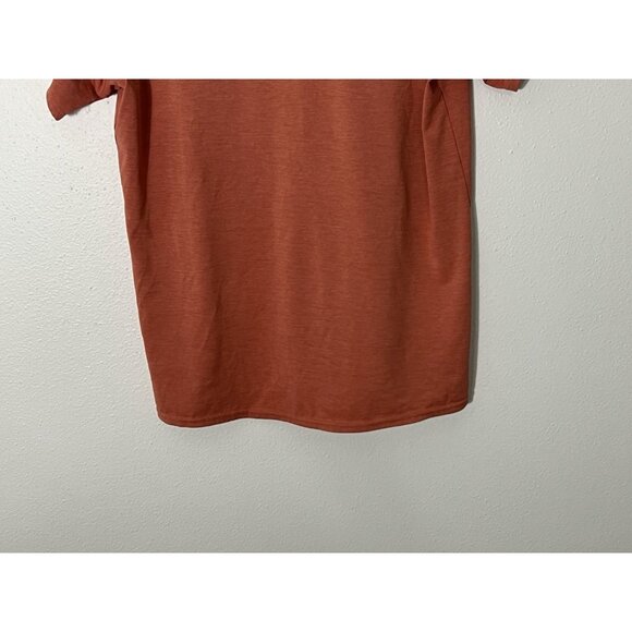 Patagonia Women’s Live Simply Garden Tools Capilene Cool Orange Shirt Medium - Picture 9 of 13